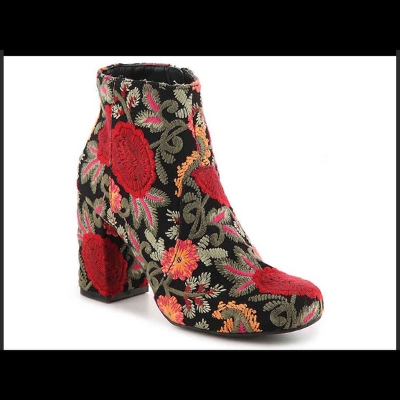 mia floral booties